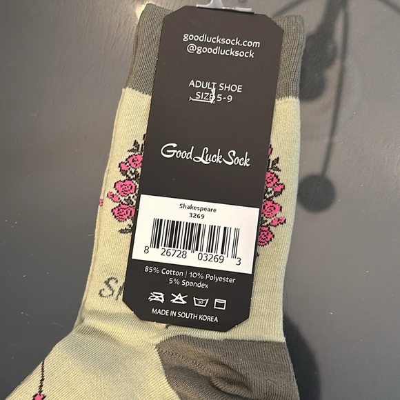 William Shakespeare Socks - Picture 2 of 2